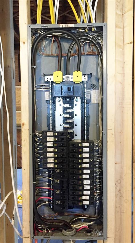 how to wire a square d electrical box|square d breaker panels residential.